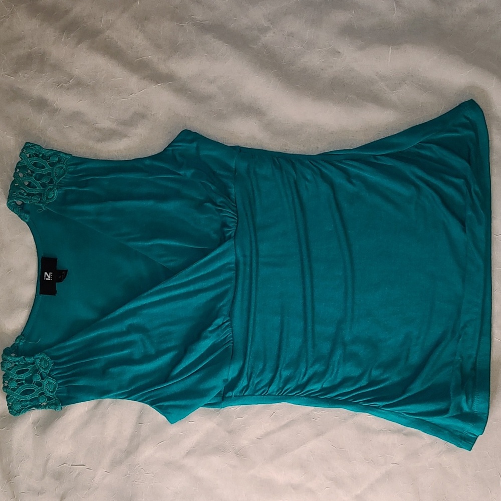 Sleeveless Top with Crochet detail on shoulders